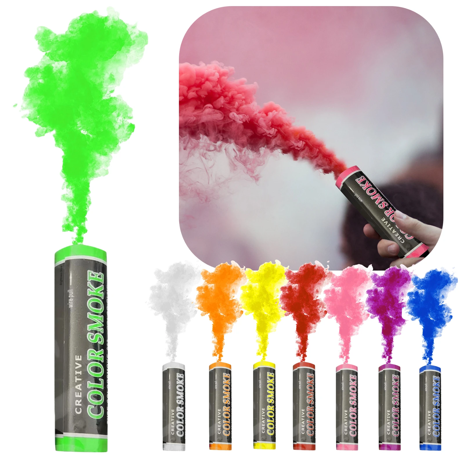 COLOUR SMOKE- GENDER REVEAL-SMOKE BOMB