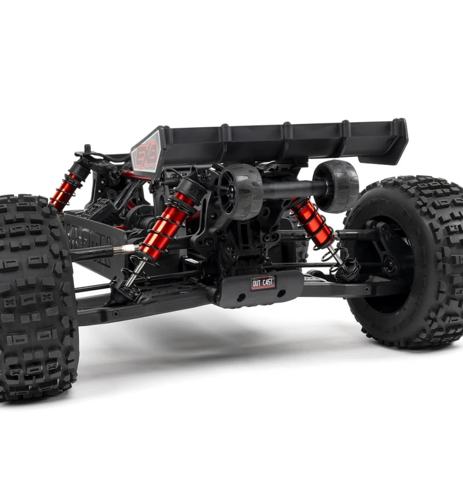 Arrma Outcast 8S BLX EXB Brushless RTR 1/5 4WD Stunt Truck (Black) w/DX3 Radio, Smart ESC & AVC