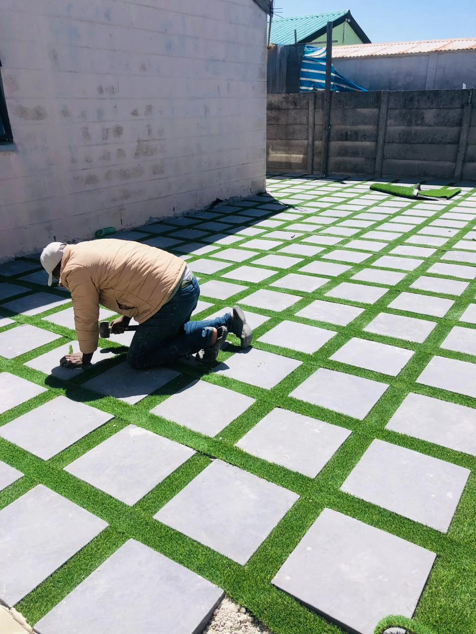 New Tennis Courts turf installation and upgrades