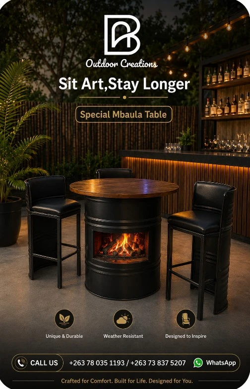 *Business Overview: BA Outdoor*  BA Outdoor, trading as Tambor Barrels, is a Zimbabwean manufacturin