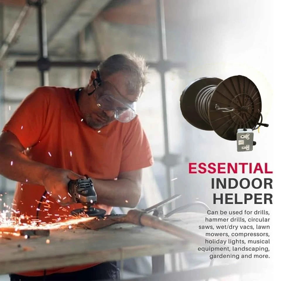 EXTENSION CABLE REEL FOR HIRE