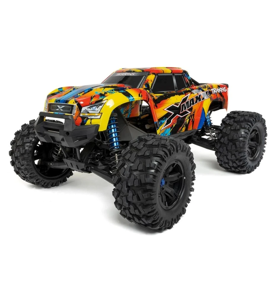 Traxxas X-Maxx 8S 4WD Brushless RTR Monster Truck (Solar Flare) w/2.4GHz TQi Radio & TSM