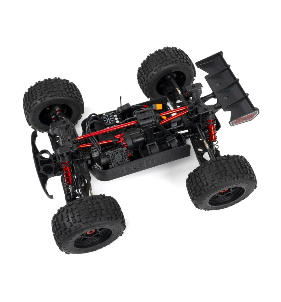 Arrma Outcast 8S BLX EXB Brushless RTR 1/5 4WD Stunt Truck (Black) w/DX3 Radio, Smart ESC & AVC