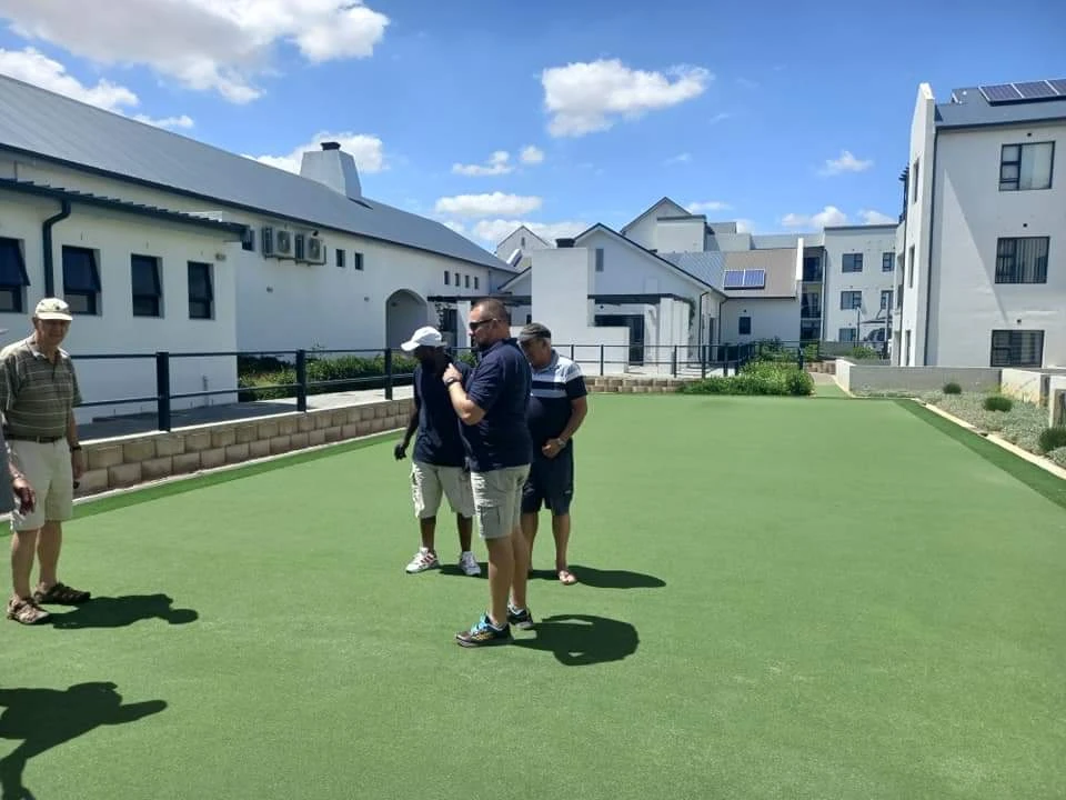 New Tennis Courts turf installation and upgrades