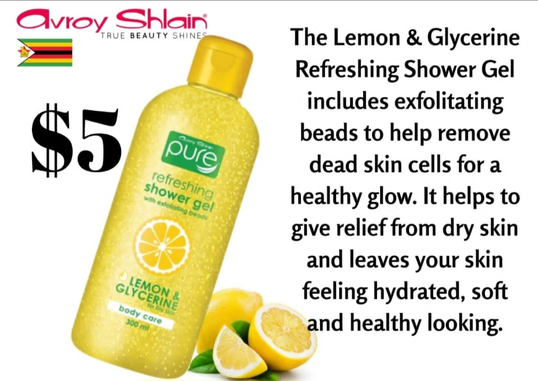 Lemon and glycerin body wash